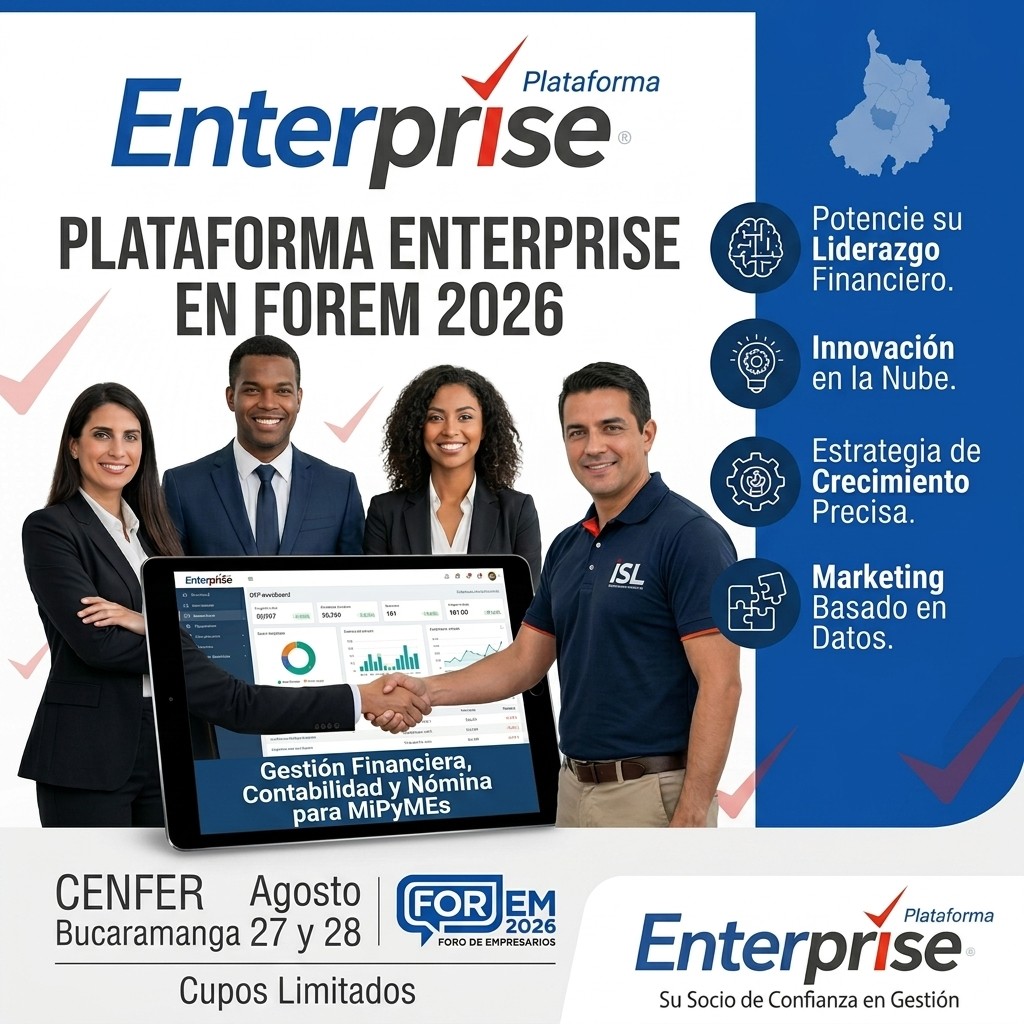 Plataforma Enterprise en FOREM 2026, CENFER Bucaramanga, 27 y 28 de agosto